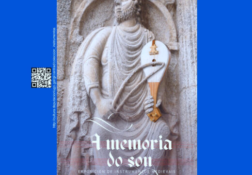 O claustro do Concello de Ortigueira acolle a exposición de instrumentos medievais “A memoria do son”